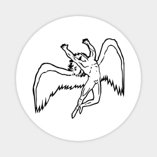 icarus led zep Magnet